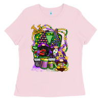 Mardi Gras Gnomies Truck Ladies Tee | Teevron