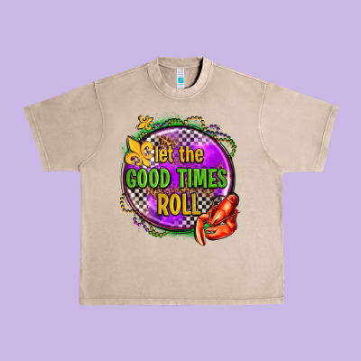 Let The Good Times Roll Olivia Urban Heavy Tee Designed By Oliviacreatesart
