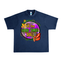 Navy let the good times roll olivia Urban Heavy Tee - OliviaCreatesArt