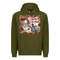 Army Green merry christmas y'all Premium Hoodie - CowhideDigitalArt