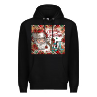 Black merry christmas y'all Premium Hoodie - CowhideDigitalArt