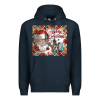 Navy merry christmas y'all Premium Hoodie - CowhideDigitalArt