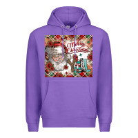 Purple merry christmas y'all Premium Hoodie - CowhideDigitalArt