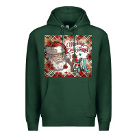 Sports Green merry christmas y'all Premium Hoodie - CowhideDigitalArt