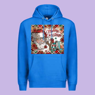 Merry Christmas Y'all Premium Hoodie Designed By Cowhidedigitalart