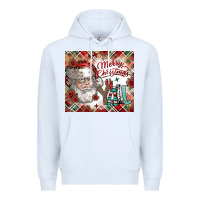 White merry christmas y'all Premium Hoodie - CowhideDigitalArt