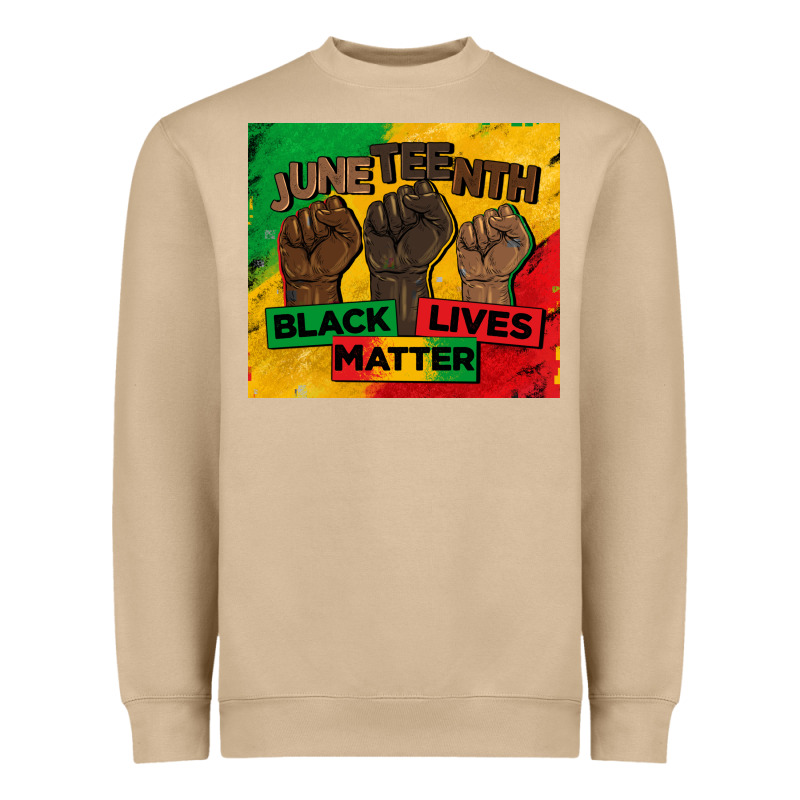 Juneteenth Black Lives Matter Tumbler Heavyweight Sweatshirt by BarkalooDesign | Teevron