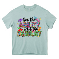 Arona see the ability not the disability Heavy Core Tee - NancyCooperArtShop