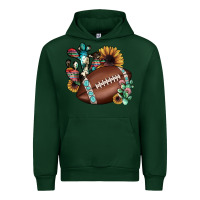 Foreset Green football cactus sunflower Urban Hoodie - JahusDesignShop
