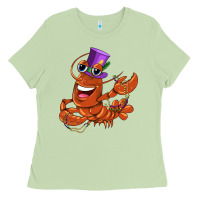 Matcha mardi gras crawfish Ladies Tee - CowGirlArtShop