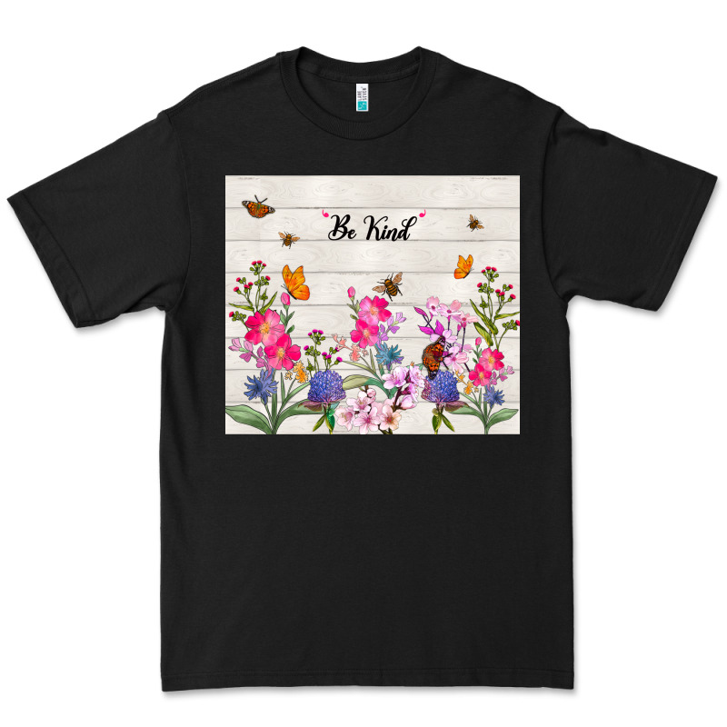 Be Kind Wildflower Premium Tee by TumblerDesignByShophia | Teevron