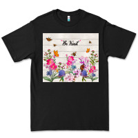 Black be kind wildflower Premium Tee - TumblerDesignByShophia