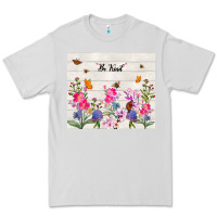 Dove Grey be kind wildflower Premium Tee - TumblerDesignByShophia