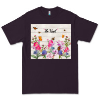 Plum be kind wildflower Premium Tee - TumblerDesignByShophia