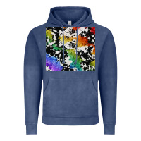 Vintage Denim rainbow pride cowhide tumbler Vintage Hoodie - FaDigitalArtStudio