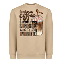 Mushroom iced coffee because my sarcasm needs to stay hydrated Heavyweight Sweatshirt - BarkalooDesign