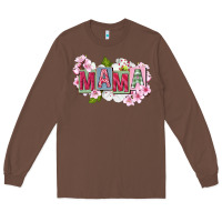 Chestnut Mother's Day mama Long Sleeve Tee - FaDigitalArtStudio