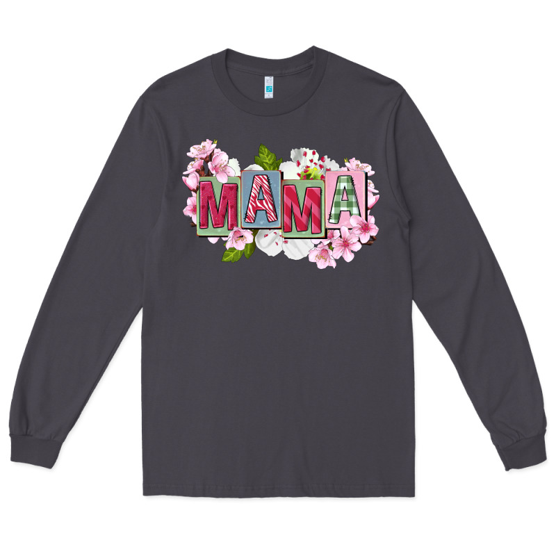 Mother's Day Mama Long Sleeve Tee by FaDigitalArtStudio | Teevron