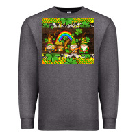 Charcoal Heather western st patricks gnomes Premium Sweatshirt - AdoDesignShop