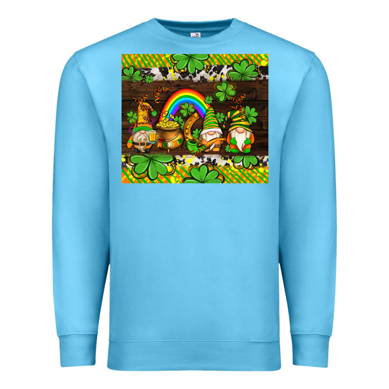 Western St Patricks Gnomes Premium Sweatshirt by AdoDesignShop | Teevron