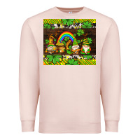 Pale Pink western st patricks gnomes Premium Sweatshirt - AdoDesignShop