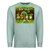 Seafoam western st patricks gnomes Premium Sweatshirt - AdoDesignShop
