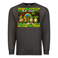 Smoke western st patricks gnomes Premium Sweatshirt - AdoDesignShop