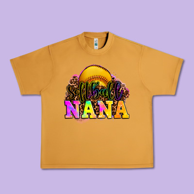 Softball Nana Urban Heavy Tee Designed By Oliviacreatesart