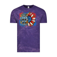 Cloud Purple Patriotic Sunflower Vintage Tee - Jasminsmagicworld