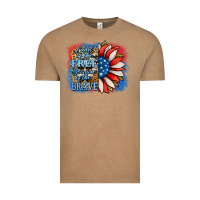 Vintage Coffee Patriotic Sunflower Vintage Tee - Jasminsmagicworld