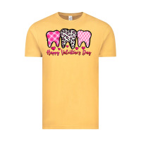 Vintage Mustard happy valentines day dentist Vintage Tee - OliviaCreatesArt