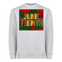 Heather Grey juneteenth 1865 tumbler Heavyweight Sweatshirt - BarkalooDesign