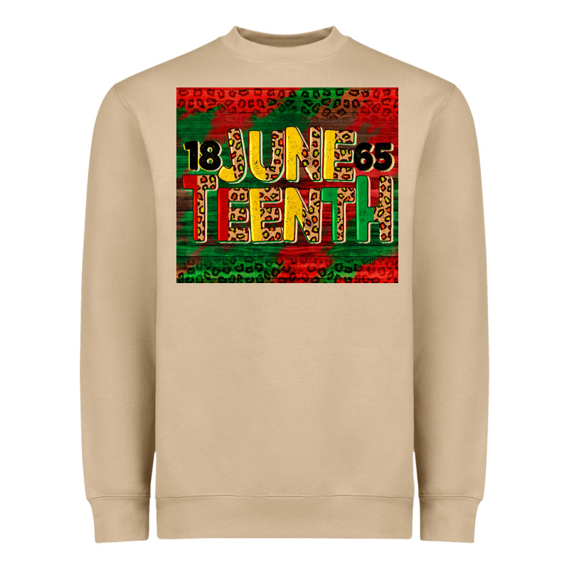 Juneteenth 1865 Tumbler Heavyweight Sweatshirt by BarkalooDesign | Teevron