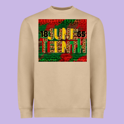 Juneteenth 1865 Tumbler Heavyweight Sweatshirt Designed By Barkaloodesign