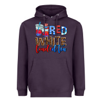 Plum Red white loaded tea Heavyweight Hoodie - AdoDesignShop