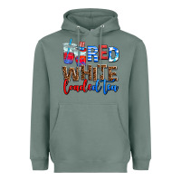 Sage Red white loaded tea Heavyweight Hoodie - AdoDesignShop