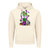 Vintage Artic Halloween Cold Drink Frappe With Tombstone Vintage Hoodie - FaDigitalArtStudio