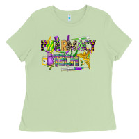 Matcha mardi gras pharmacy tech Ladies Tee - CowGirlArtShop