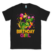 Black 1st birthday girl t rex pink Classic Tee - CowGirlArtShop