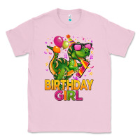 Bubblegum Pink 1st birthday girl t rex pink Classic Tee - CowGirlArtShop