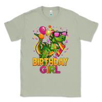 Matcha 1st birthday girl t rex pink Classic Tee - CowGirlArtShop