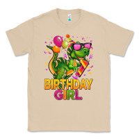 Mushroom 1st birthday girl t rex pink Classic Tee - CowGirlArtShop