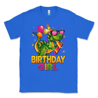 True Royal 1st birthday girl t rex pink Classic Tee - CowGirlArtShop