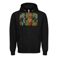 Black western camouflage brushstroke Zipper Hoodie - BarkalooDesign