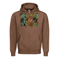 Chestnut western camouflage brushstroke Zipper Hoodie - BarkalooDesign