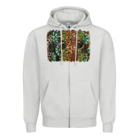 Dove Grey western camouflage brushstroke Zipper Hoodie - BarkalooDesign