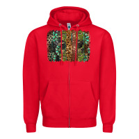 Red western camouflage brushstroke Zipper Hoodie - BarkalooDesign