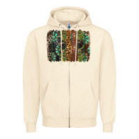 Sandshell western camouflage brushstroke Zipper Hoodie - BarkalooDesign