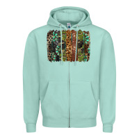 Seafoam western camouflage brushstroke Zipper Hoodie - BarkalooDesign