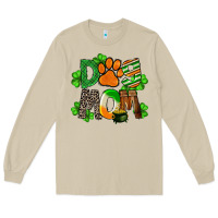 Mushroom St. Patricks Dog Mom Long Sleeve Tee - FaDigitalArtStudio